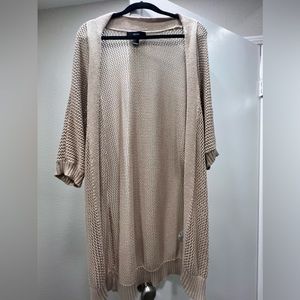 Oversized long cardigan